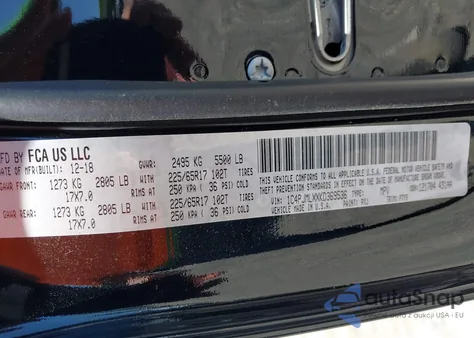 2019 Jeep Cherokee Latitude Plus 4X4 из США, поврежденный, VIN 1C4PJMLXXKD369536